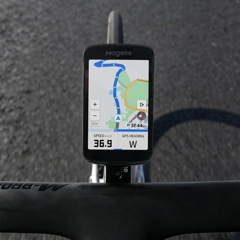 Magene Integrated Handlebar Bike Computer Mount, 7075 Aluminum Out Front Cycling Computer Holder with Adjustable GoPro Adapter for Bike Computers, Bicycle Lights & Action Cameras in Saudi Arabia