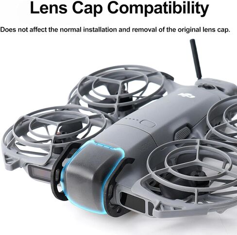 Gimbal Bumper Guard for DJI NEO 2 Accessories - ABS Carbon Fiber Anti-Collision Bumper Bar for DJI NEO 2 Drone Gimbal and Camera Lens Protector in Saudi Arabia