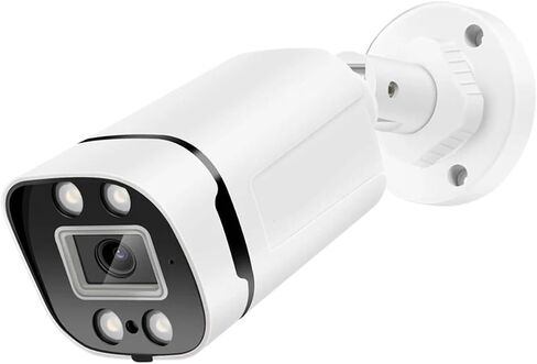 8MP 4K POE Bullet IP Camera Outdoor Color Night Vision Security Cam | 4K 8MP Bullet IP Camera POE & WiFi Optional H.265 Audio Color Night Vision(2.8mm,4PCS 8MP POE 48V) in Kuwait