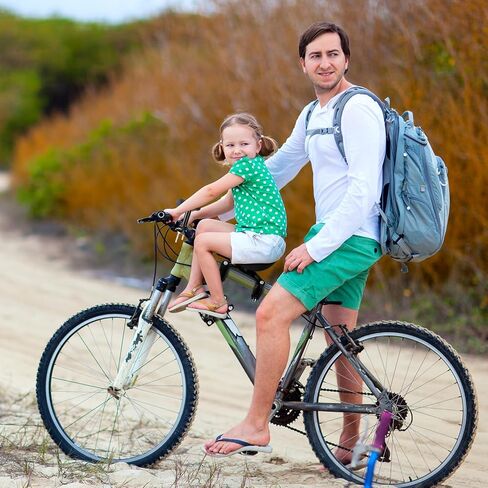Fediman Kids Bike Seat & Armrest for Mountain Bikes,Kids Bike Seat,Bicycle Seat Toddler,Mountain Bikes Accessories Front Mounted Child Bike Seat for Children 2-5 Years in Saudi Arabia