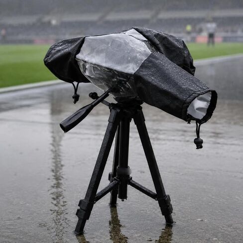 Camera Rain Cover Waterproof DSLR Protector Sleeve Housing with Clear Viewing Window and Adjustable Drawstring for Secure Lens Coverage During Outdoor in Saudi Arabia
