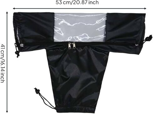 Camera Rain Cover Waterproof DSLR Protector Sleeve Housing with Transparent Window and Zippered Closure for Stable Fit During Outdoor Photography in Saudi Arabia