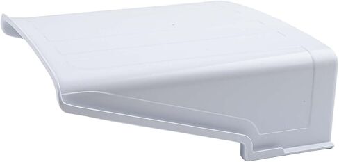 White Outdoor Security Camera Cover, Weatherproof ABS Plastic Rain Shade & Sun Visor, Protective Roof for Garden Yard Surveillance, Easy Mount No Drilling, 10.6x10.4x3.7 Inch(1260 in white) in Saudi Arabia