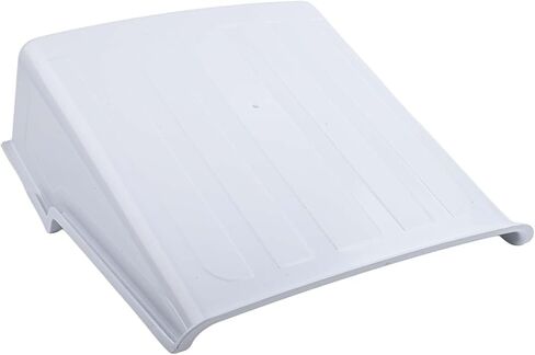 White Outdoor Security Camera Cover, Weatherproof ABS Plastic Rain Shade & Sun Visor, Protective Roof for Garden Yard Surveillance, Easy Mount No Drilling, 10.6x10.4x3.7 Inch(1260 in white) in Saudi Arabia