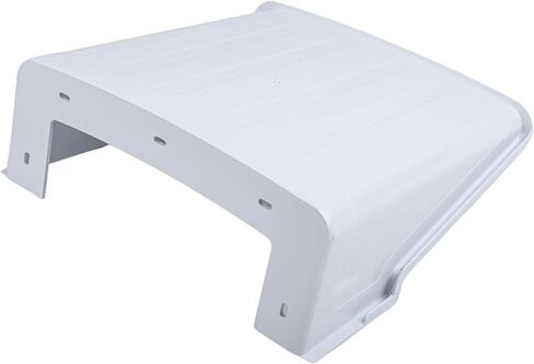 White Outdoor Security Camera Cover, Weatherproof ABS Plastic Rain Shade & Sun Visor, Protective Roof for Garden Yard Surveillance, Easy Mount No Drilling, 10.6x10.4x3.7 Inch(1260 in white) in Saudi Arabia