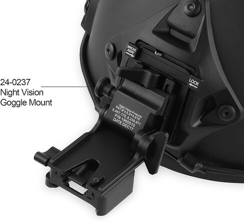 Gexmil نظارات الرؤية الليلية NVG جبل الطيران الصف الألومنيوم خوذة سريعة لPVS14/PVS18/PVS15/PVS7 in Kuwait