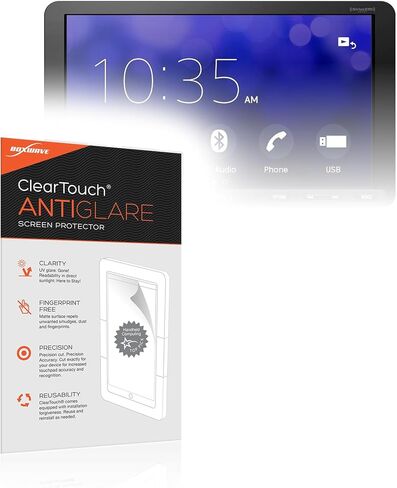 BoxWave Screen Protector Compatible with Sony XAV-AX8000 - ClearTouch Crystal (2-Pack), HD Film Skin - Shields from Scratches in Saudi Arabia