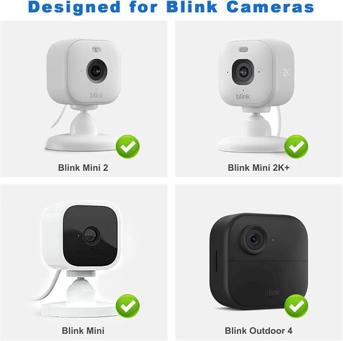 حامل كاميرا بدون مثقاب ولا برغي وميض للكاميرا الخارجية Blink 4 /Blink Mini/Blink Mini 2، حامل جداري للكاميرا لاصقة قوية للكاميرا الداخلية الخارجية Blink، سهل التركيب، 3 عبوات (الكاميرا الوامضة غير متضمنة) in Kuwait