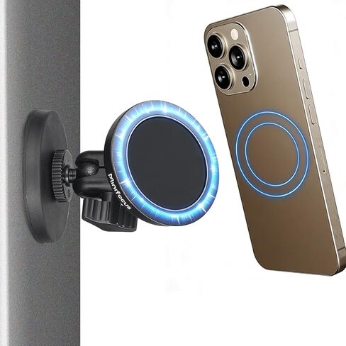 حامل كاميرا مغناطيسي لـ GoPro، حامل قاعدة تثبيت مغناطيسي مع رأس كروي يدور 360 درجة لـ GoPro Hero، DJI Osmo، AKASO، Insta360 والمزيد، يتصل بالفولاذ أو الأسطح المغناطيسية الأخرى in Kuwait