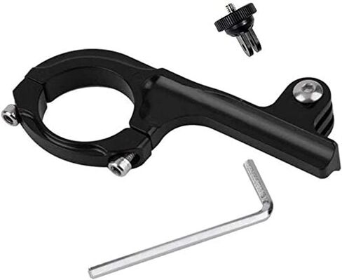 Aluminum Bike Bicycle Motorcycle Handlebar Mount Adapter Compatible with Gopro Hero 11/10/9/8/7/6/5/4/AKASO Brave 4/5/6 Plus/7 le/v50/EK7000/Exprotrek/Dragon Touch/WOLFANG Action Camera | Compatible with Gopro Hero 13/12/11/10/9/8/7/6/5/4/AKASO EK7000/Bra in Saudi Arabia
