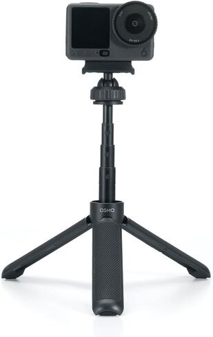 Original Osmo Action Dual-Direction Mini Extension Rod Compatible with DJI Osmo Action 6, Osmo Nano - 4-Section Extendable Selfie Stick with Built-in Tripod in Saudi Arabia