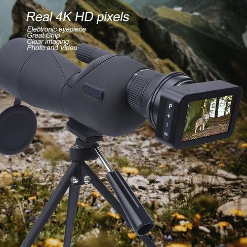 Telescope Eyepiece Camera Electronic Eyepiece Digital Ocular 4K 3 Inch Color Display Night 22mm to 46mm 128GB Support with Live Viewing for Astrophotography in Saudi Arabia