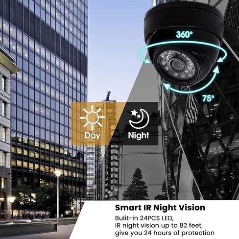 720P Security USB Camera Outdoor Dome Webcam Day & Night Vision | Waterproof Camera with IR LEDs for Car Park/Baby/Monitor/Home Surveillance in Saudi Arabia