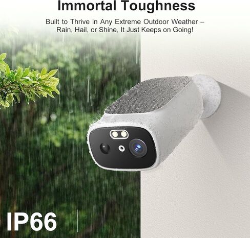 5G Security Camera Outdoor Wireless WiFi, Camera for Home Security | AI Motion Detection, Color Night Vision, SD Card/Cloud Storage, Waterproof, Work with Alexa/Google Home in Kuwait