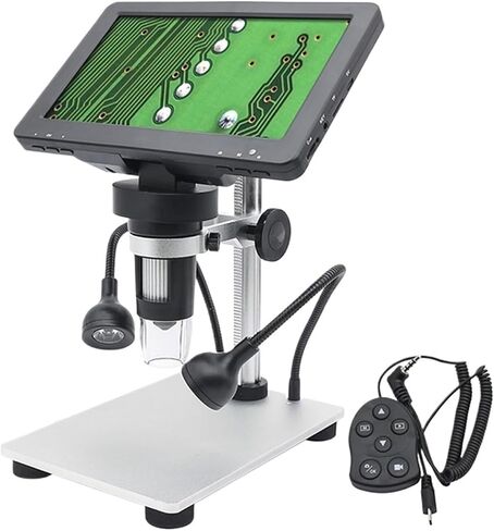 USB Microscope, Microscope: 1200X LED Digital Microscope with 7-inch High-Definition Video Display in Saudi Arabia