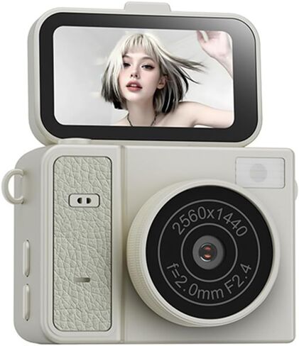 Thumb Keychain Mini Action Camera | 2K Retro Camcorder with 1.47 Inch Flip Screen Portable Recorder(One size Pink) in Kuwait