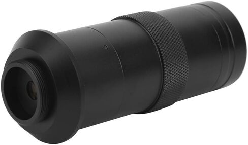 8X 100X C Mount Lens Industrial Microscope Camera Magnifier Adjustable Magnification ABS Material Practical Accessory Suitable with CCD in Saudi Arabia
