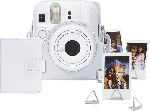 FUJIFILM instax mini 13™ Accessory Kit with Camera Case, Mini Album and Photo Clips - Clay White in Saudi Arabia