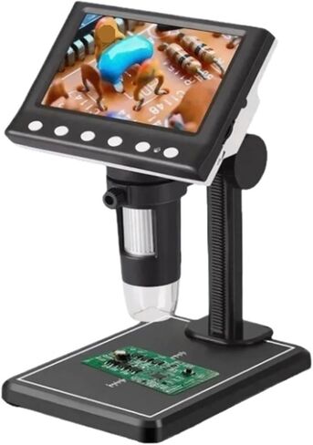 USB Microscope, Microscope 4.3 Inch LCD Digital Scope 1000x for Electronic Equipment Repair in Saudi Arabia