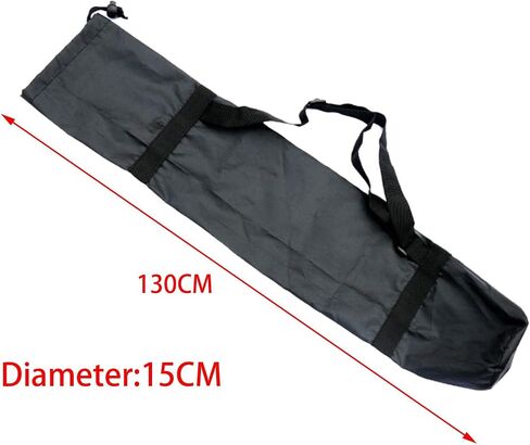 Tripod Carrying Case Drawstring Storage Bag Tripod Bag Carrying Case Exercise Mat Bag Carrier Tote Handbag Backdrop Stand Umbrellas Photography E, 23x130cm Dia 15cm in Saudi Arabia