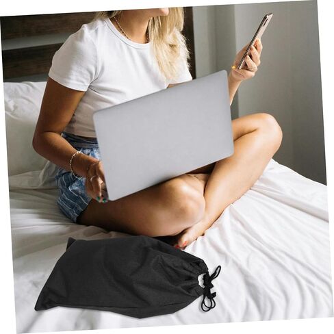 ULTECHNOVO Tripod Storage Bag Drawstring Pouch Outdoor Waterproof Oxford Cloth 25x45cm Black for Travel Photography and Selfie Stick Accessories in Kuwait