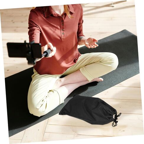 ULTECHNOVO Tripod Storage Bag Drawstring Pouch Outdoor Waterproof Oxford Cloth 25x45cm Black for Travel Photography and Selfie Stick Accessories in Kuwait