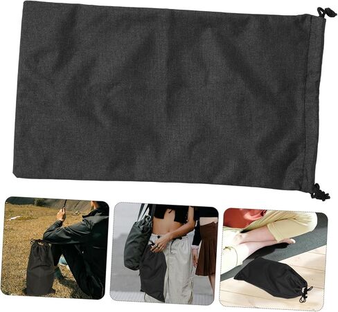 ULTECHNOVO Tripod Storage Bag Drawstring Pouch Outdoor Waterproof Oxford Cloth 25x45cm Black for Travel Photography and Selfie Stick Accessories in Kuwait