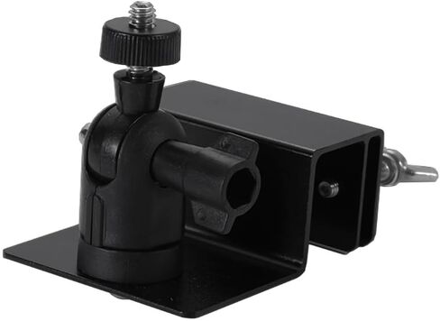 Gutter Mount for Outdoor Security Camera, Solar Panel Adjustable 1/4" Screw Compatible with Arlo, Blink, Wyze, Eufy etc,. Weatherproof Corrosion-Resistant Design No-Drill Universal (Black 1-Pack) in Kuwait