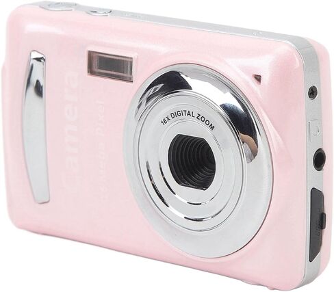 Vlogging Camera with 2.4 Inch Screen, 16MP | 1080P Video Camera, 16X Digital Zoom, Compact Point and Shoot for Travel, Beginners in Saudi Arabia