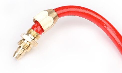 4PCS Solid Brass Reusable Fittings For 1/4-Inch ID PU Polyurethane Hose, Air Hose Splicer End Repair Fittings in Kuwait