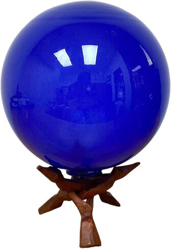 NESSASTORES 6 Wooden Tripod Stand - 6" Hand Carved Room Decor Holder, Ideal Crystal Ball Stand, Rock Stand, Vase Holder Stand for Abalone Shell, Decorative Bowl, Sphere, or Geode JC-046 in Saudi Arabia