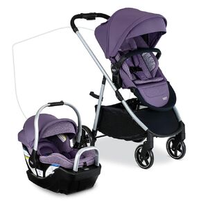 Britax Grove Modular Baby and Toddler Stroller — Pindot Stone | Infant Car Seat Compatible, Lightweight Frame and 1-Hand Fold, Includes CozyFit Insert and Child Bumper Bar in Saudi Arabia