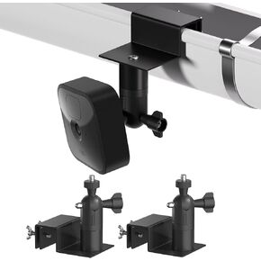 No-Drill Gutter Mount for Blink Outdoor 2K+/Outdoor 4 (4th Gen)/(3rd Gen) & Blink XT / XT2 Camera,360° Adjustable Weatherproof Aluminum Security Camera Gutter Bracket for Damage-Free Out Door Install in Kuwait