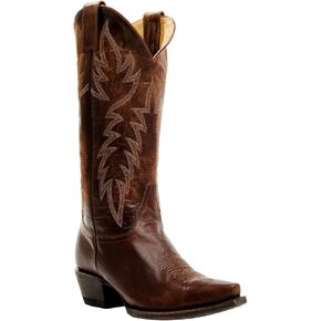 Women's Women'S Wheeler Performance Western Boot Snip Toe Brown 8 1/2 M US in Saudi Arabia