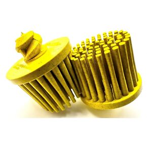 R-Type Bristle Disc 2", 50 Grit, Green, 2 Pack | Ceramic-aluminum oxide quick-change disc for coating, rust, paint and contaminant removal in Kuwait