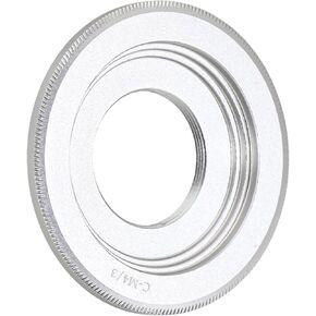 C-M4/3 Lens Adapter Ring for C Mount 16mm Lens and for Micro Four Thirds M4/3 Camera Metal Lens Adapter Ring Manual Focus Adapter Ringocus Adapter Ring (Silvery) in Kuwait