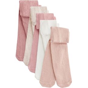 NEXT Newborn Girls Baby Tights 5 Pack in Kuwait