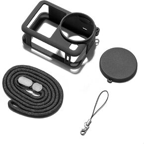 All-Round Protection Kit for DJI Action 6 Camera - Premium Durable Silicone Case with Lens Protector, Comfortable Portable Wrist Strap, Shockproof and Dustproof Essential Accessories in Kuwait