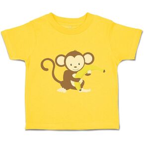 Toddler T-Shirt Monkey Banana Safari Cotton Cute Monkey Boy & Girl Clothes in Saudi Arabia