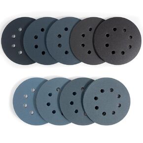 80 PCS 5-Inch 8-Hole Sanding Discs,Viaky Wet Dry Sanding Pads,8 Mixed Grits | 320 400 600 800 1000 1200 1500 2000 Grit Round Hook and Loop Sandpaper for Random Orbital Sander in Saudi Arabia