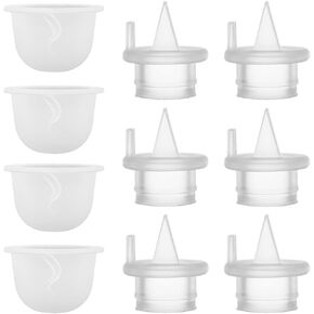 6pcs Duckbill Valves and 4pcs Silicone Diaphragm Compatible with Zomee Z1/Z2/BabyBuddha/NCVI 8782/8780/Motif Twist Breast Pump Replacement Pump Accessories in Kuwait