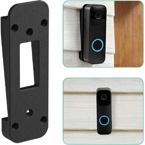 Blink Doorbell Vinyl Siding Mount with Weatherproof Rain Cover | Anti-Glare Protective Shield & Anti-Slip Wedge Kit for Blink Video Doorbell (1st Gen), Fits 4" Standard Vinyl Siding Only in Saudi Arabia