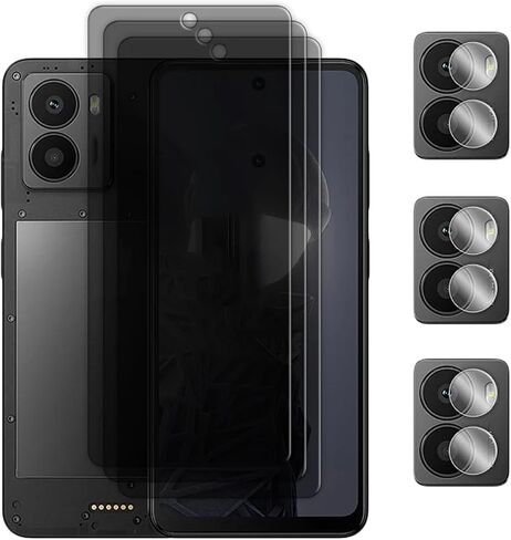 لـ HMD Fusion 5G، 6in1 زجاج مقسى 6.56 بوصة مضاد للتجسس الخصوصية 9H واقي شاشة عدسة in Kuwait