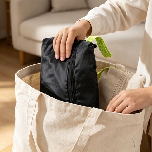 Foldable Car Seat Travel Bag, Zippered with Backpack Straps and Drawstring | Foldable zippered travel bag for car seat with backpack straps and drawstring closure. Compact for flight carry. in Saudi Arabia