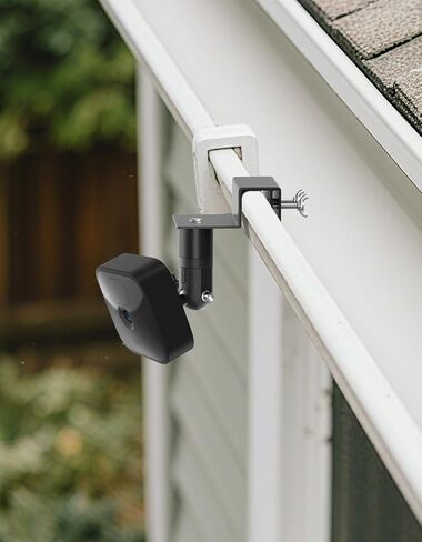 No-Drill Gutter Mount for Blink Outdoor 2K+/Outdoor 4 (4th Gen)/(3rd Gen) & Blink XT / XT2 Camera,360° Adjustable Weatherproof Aluminum Security Camera Gutter Bracket for Damage-Free Out Door Install in Kuwait