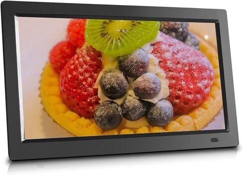 21-Inch Large Digital Photo Frame, 1920 * 1080 IPS Full Hd Screen, Support 32Gb Sd Card U Disk, 1080P Video Playback, Easy Plug and Play for All Ages, Black in Saudi Arabia