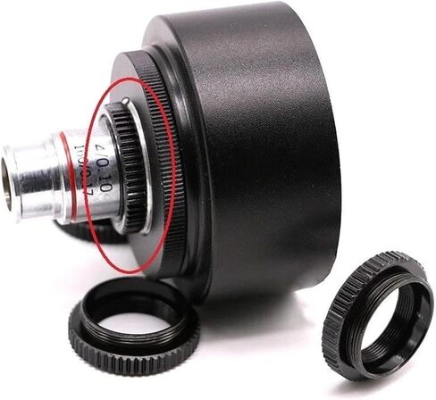 ERNZI CS-C C-RMS Adapter Ring Objective Lens Adapter RMS to C CS Thread C-Mount for Industrial USB CCD Camera in Kuwait