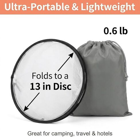 Pop Up Mosquito Tent, Extra Large Foldable Bed Net for Travel | 77 x 30 x 23 in bug net with double zipper, lightweight frame and carry bag for camping or patio use in Kuwait