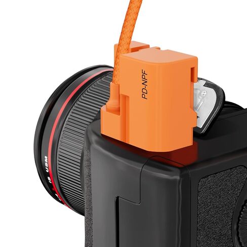 ZGCINE USB-C PD to NPF Dummy Battery Cable(Braided Wire in Saudi Arabia