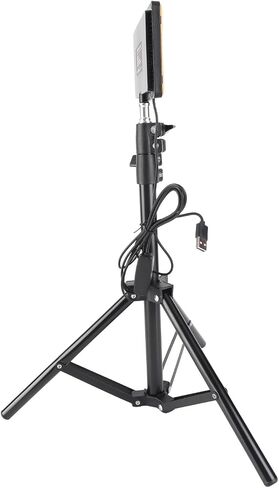 2 Pack LED Video Light Kit with Tripod Stand Dimmable Photography Lighting, 43in Adjustable Studio Light with 18 Color Filters, USB Portable Camera Video for Recording in Saudi Arabia
